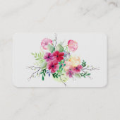 Floral Visitekaartje voor eigen land (Achterkant)