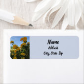 Floral Vivid Yellow Lantana Foto Flower Etiket (Insitu)