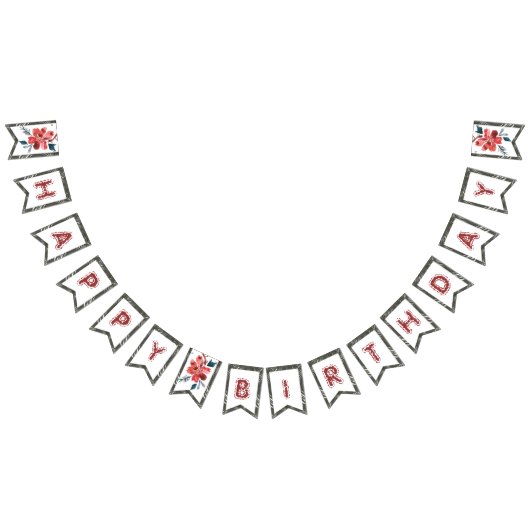 Floral Vlaggetjes (Alle)