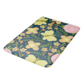 Floral, vlinder en glamour naadloos elastisch badmat (Gekanteld)