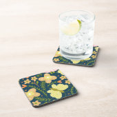 Floral, vlinder en glamour naadloos elastisch bier onderzetter (Rechterzijde)