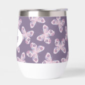 Floral vlinder patroon gepersonaliseerd (Links)