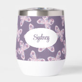 Floral vlinder patroon gepersonaliseerd (Voorkant)