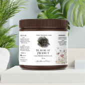 Floral Voeg je logo Essential Oil Bottle Label toe