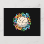 FLORAL VOLLEYBALL BRIEFKAART (Voorkant)