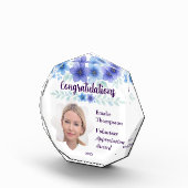 Floral Volunteer Appreciation Award Keepsake Foto (Rechts)