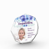 Floral Volunteer Appreciation Award Keepsake Foto (Links)