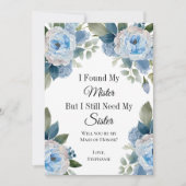 Floral vond mijn Bridal Kaarten van de Partij van  (Voorkant)