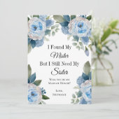 Floral vond mijn Bridal Kaarten van de Partij van  (Staand voorkant)