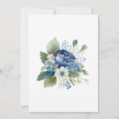 Floral vond mijn Bridal Kaarten van de Partij van  (Achterkant)