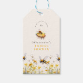 Floral vond ze haar honingbruid cadeaulabel (Voorkant)