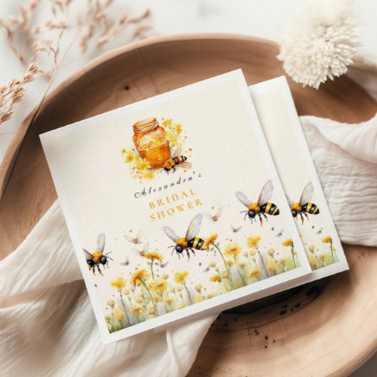 Floral vond ze haar honingbruid servet