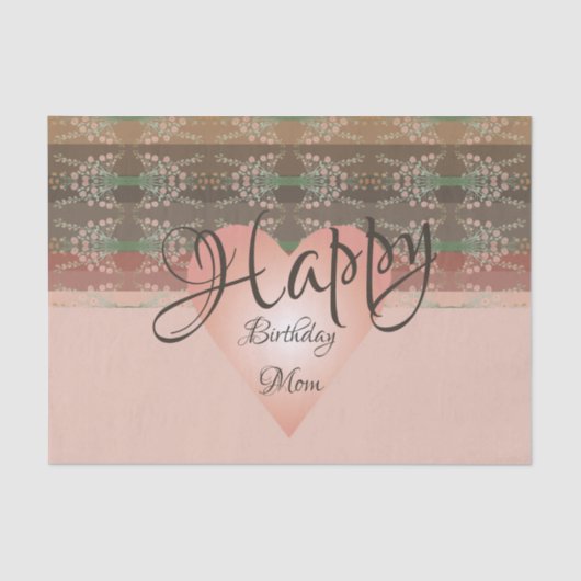  Floral, voorzien van plakpapier Tissuepapier (Voorkant)