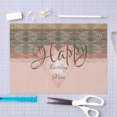  Floral, voorzien van plakpapier Tissuepapier (Craft)