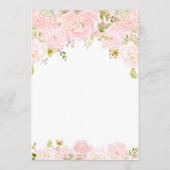 Floral Vrijgezellenfeest Advice Kaarten (Achterkant)