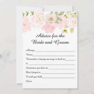 Floral Vrijgezellenfeest Advice Kaarten