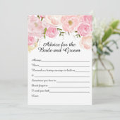Floral Vrijgezellenfeest Advice Kaarten (Staand voorkant)