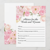 Floral Vrijgezellenfeest Advice Kaarten (Voorkant / Achterkant)