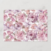 Floral Vrijgezellenfeest Advies en Wensen Informatiekaartje (Achterkant)