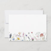 Floral Vrijgezellenfeest Advies voor de Bruid Kaar Kaart (Achterkant)