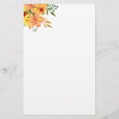 Floral vrijgezellenfeest bingo (Achterkant)