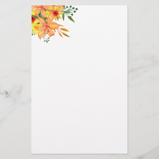 Floral vrijgezellenfeest bingo (Achterkant)