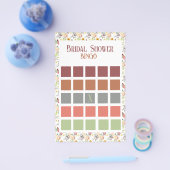 Floral Vrijgezellenfeest Bingo Flyer (Enkel)