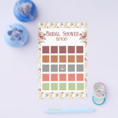 Floral Vrijgezellenfeest Bingo Flyer (Enkel)