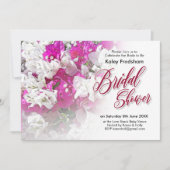 Floral Vrijgezellenfeest bruiloft uitnodiging (Voorkant)