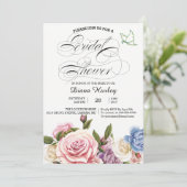 Floral Vrijgezellenfeest Card 03 Kaart (Staand voorkant)