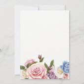 Floral Vrijgezellenfeest Card 03 Kaart (Achterkant)