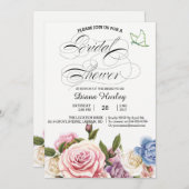 Floral Vrijgezellenfeest Card 03 Kaart (Voorkant / Achterkant)