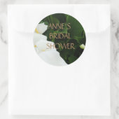 Floral Vrijgezellenfeest Classic Sticker (Tas)