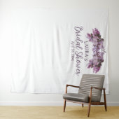 Floral Vrijgezellenfeest Foto Booth Backdrop Wandkleed (In Situ (horizontaal))