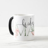 Floral Vrijgezellenfeest Gifts Bruidsmeisje Gift Magische Mok (Voorkant links)