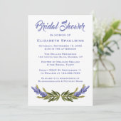 Floral Vrijgezellenfeest Gold en witte bladeren & Kaart (Staand voorkant)