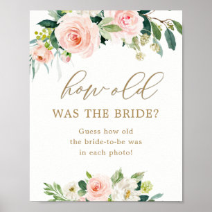 Floral Vrijgezellenfeest hoe oud was het spel Poster