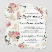 Floral Vrijgezellenfeest Kaart (Voorkant / Achterkant)