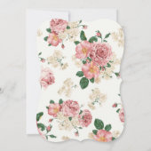 Floral Vrijgezellenfeest Kaart (Achterkant)