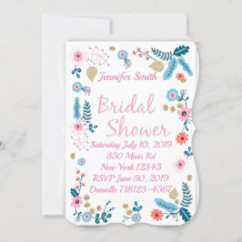 Floral Vrijgezellenfeest Kaart