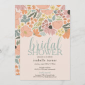 Floral Vrijgezellenfeest Kaart (Voorkant / Achterkant)