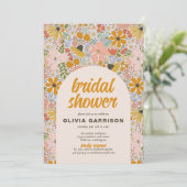 Floral Vrijgezellenfeest Kaart (Staand voorkant)