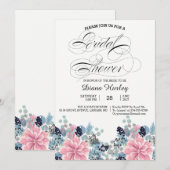 Floral Vrijgezellenfeest Kaart (Voorkant / Achterkant)