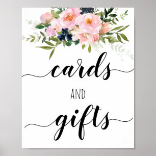 Floral Vrijgezellenfeest Kaarten en geschenken Pos Poster