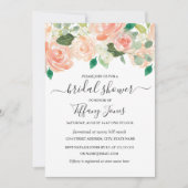 Floral Vrijgezellenfeest moderne Waterverf Kaart (Voorkant)