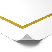 Floral Vrijgezellenfeest Poster (Hoek)