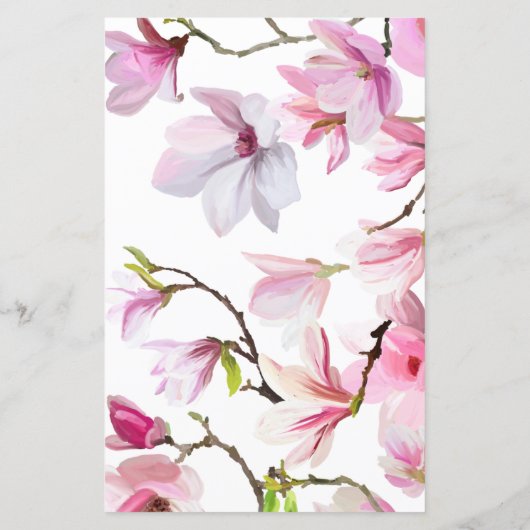 Floral Vrijgezellenfeest Scattergories Game (Achterkant)