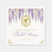 Floral  Vrijgezellenfeest Servet (Voorkant)