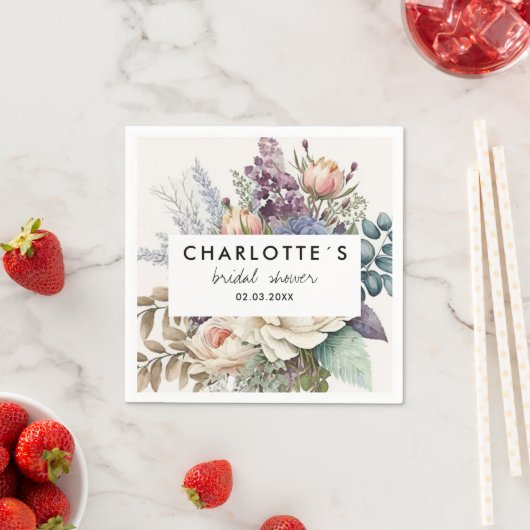 Floral Vrijgezellenfeest Servet (Insitu)