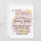 Floral Vrijgezellenfeest Terra Cotta Bouquet Kaart (Voorkant)